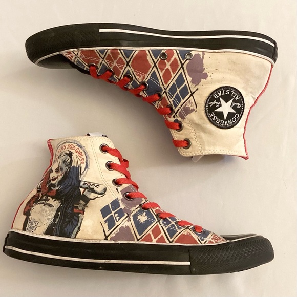 Converse 8.5M / 10.5W Suicide Squad Chuck Taylor All Star Harley Quinn Shoes - Picture 12 of 12